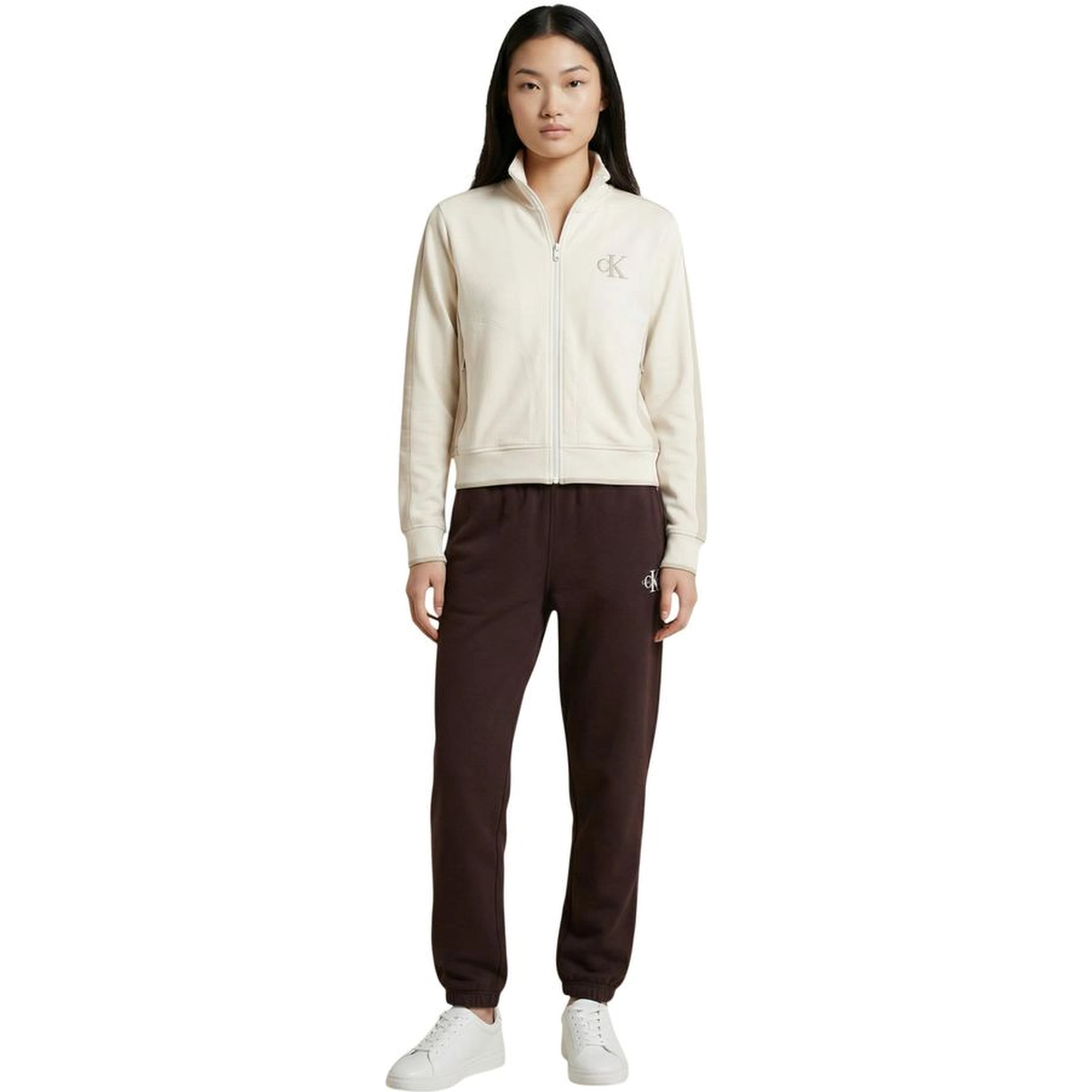 Beige Cotton Sweatshirt