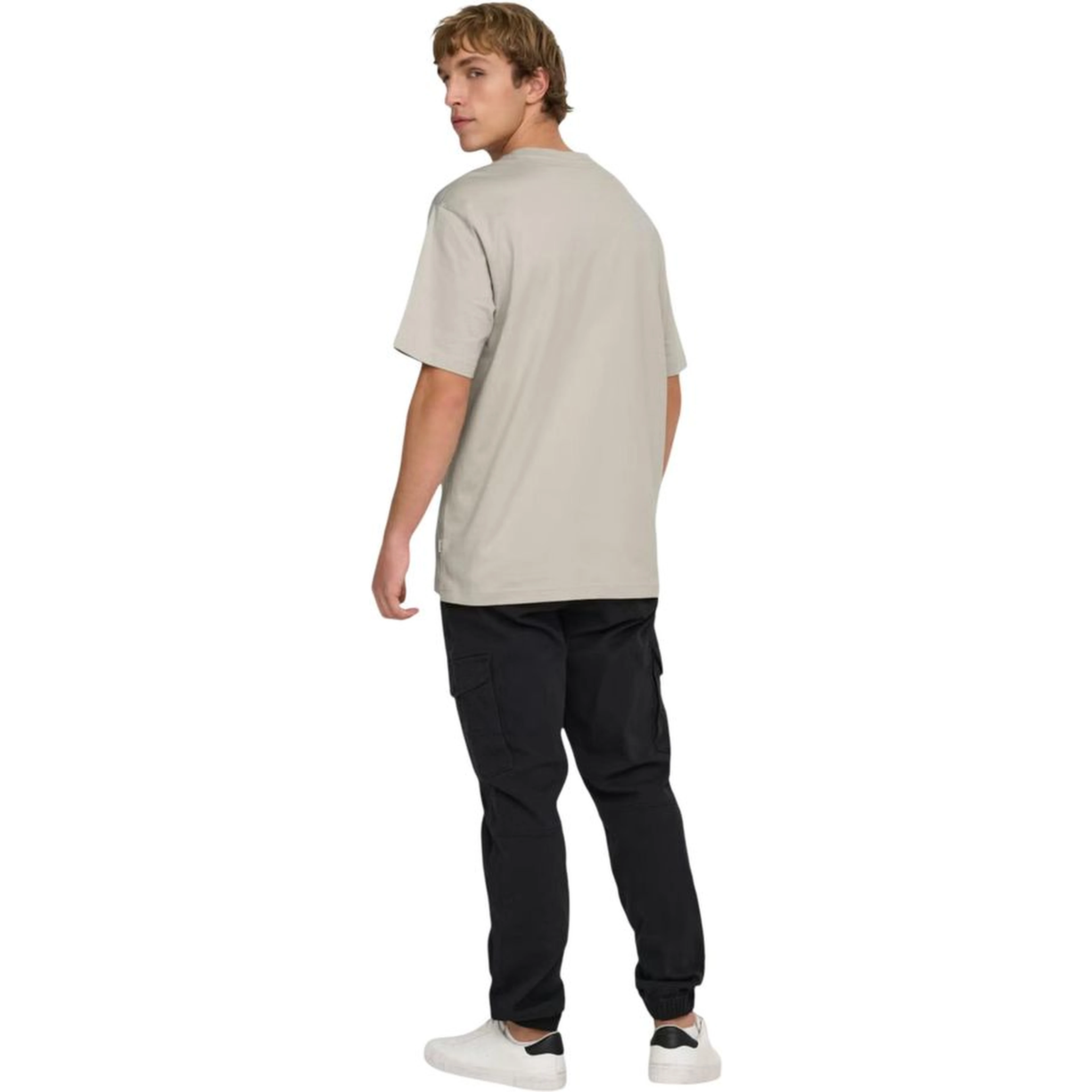 Beige Organic Cotton T-Shirt