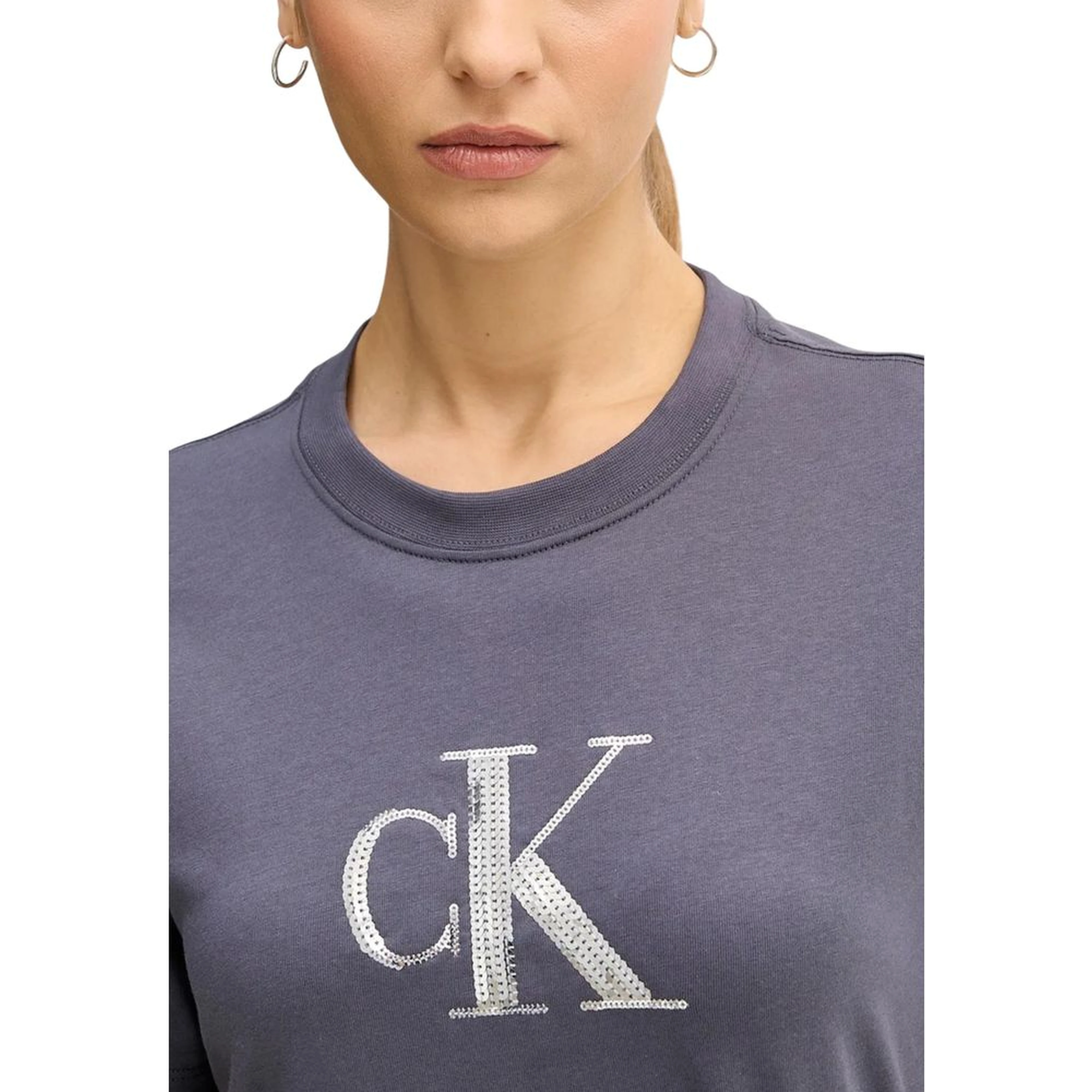 Gray Cotton T-Shirt