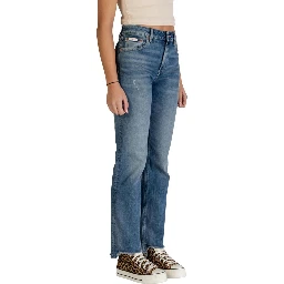Blue Cotton Mom Jeans