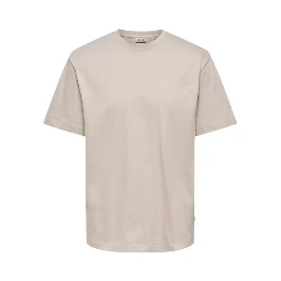 Beige Organic Cotton T-Shirt