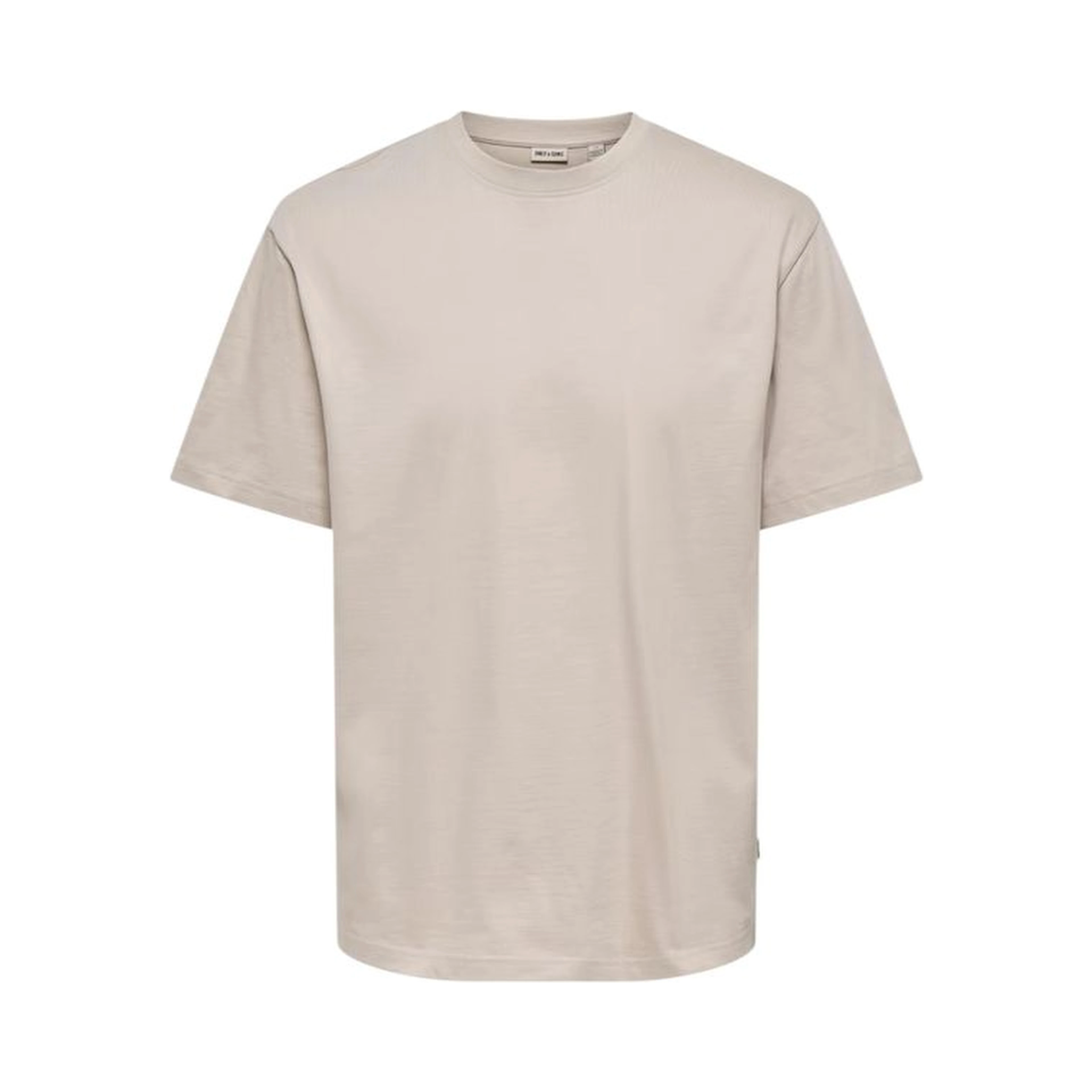 Beige Organic Cotton T-Shirt