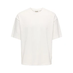 Cream Cotton T-Shirt