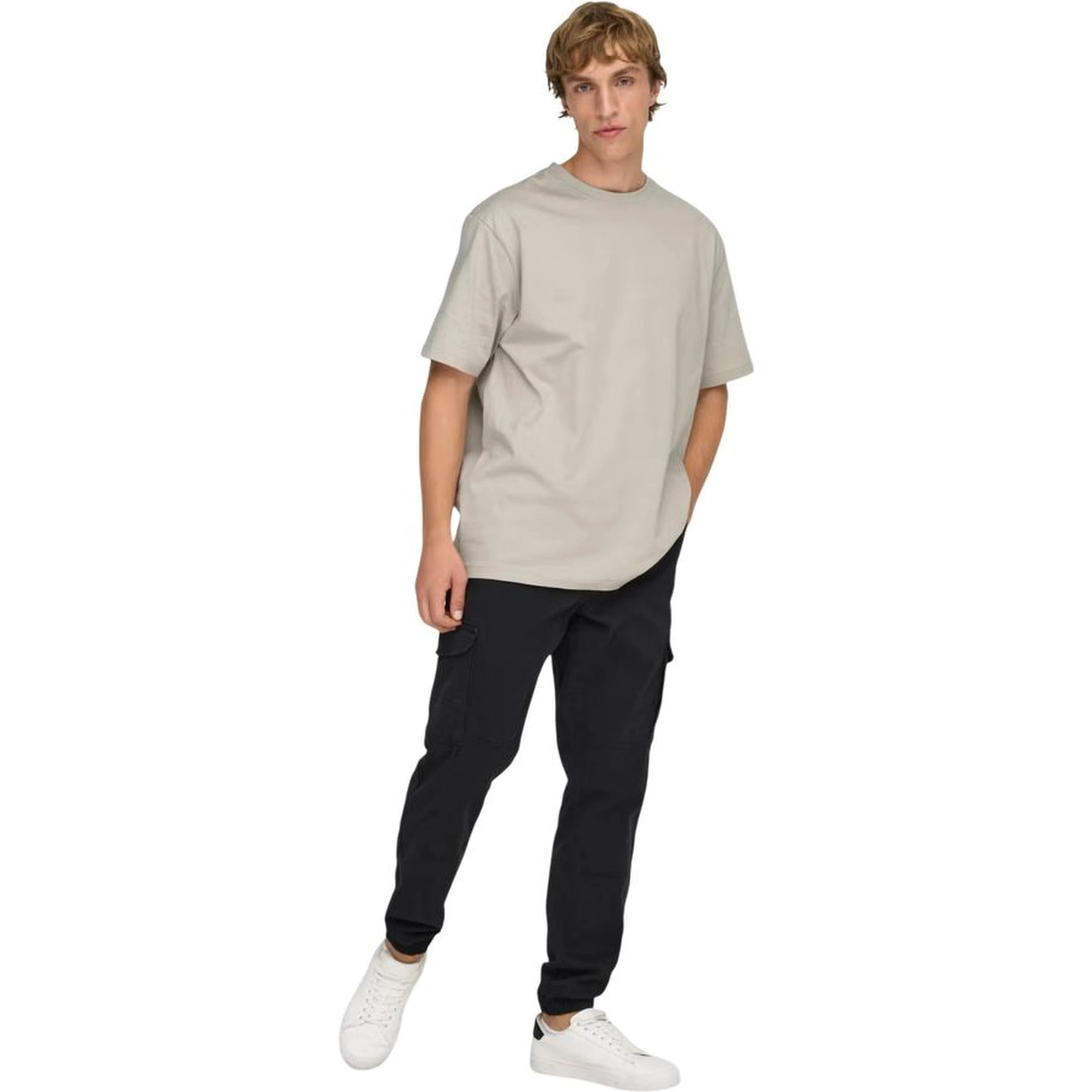 Beige Organic Cotton T-Shirt