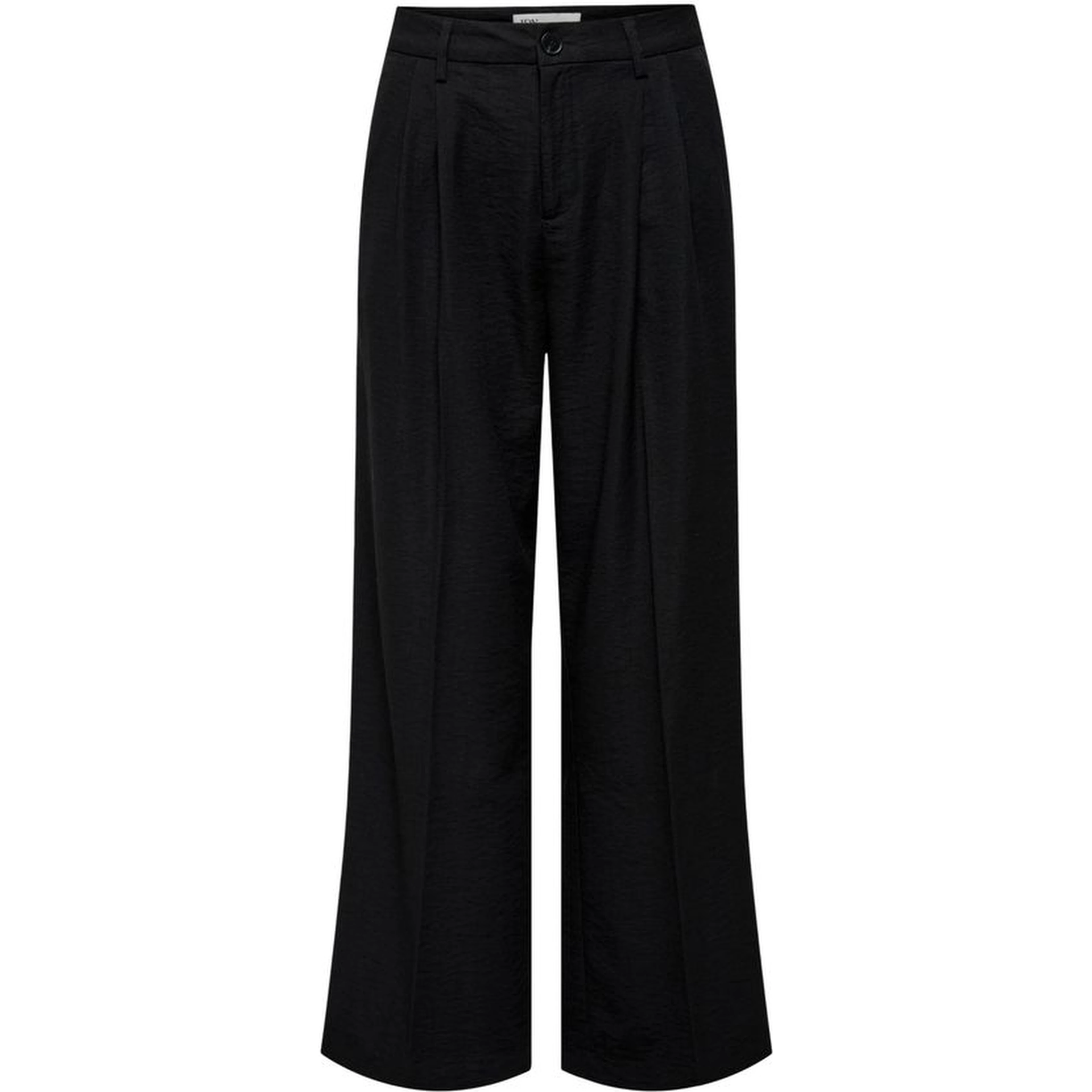 Black Viscose Casual Pants