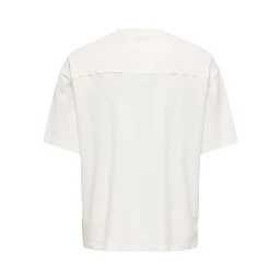 Cream Cotton T-Shirt