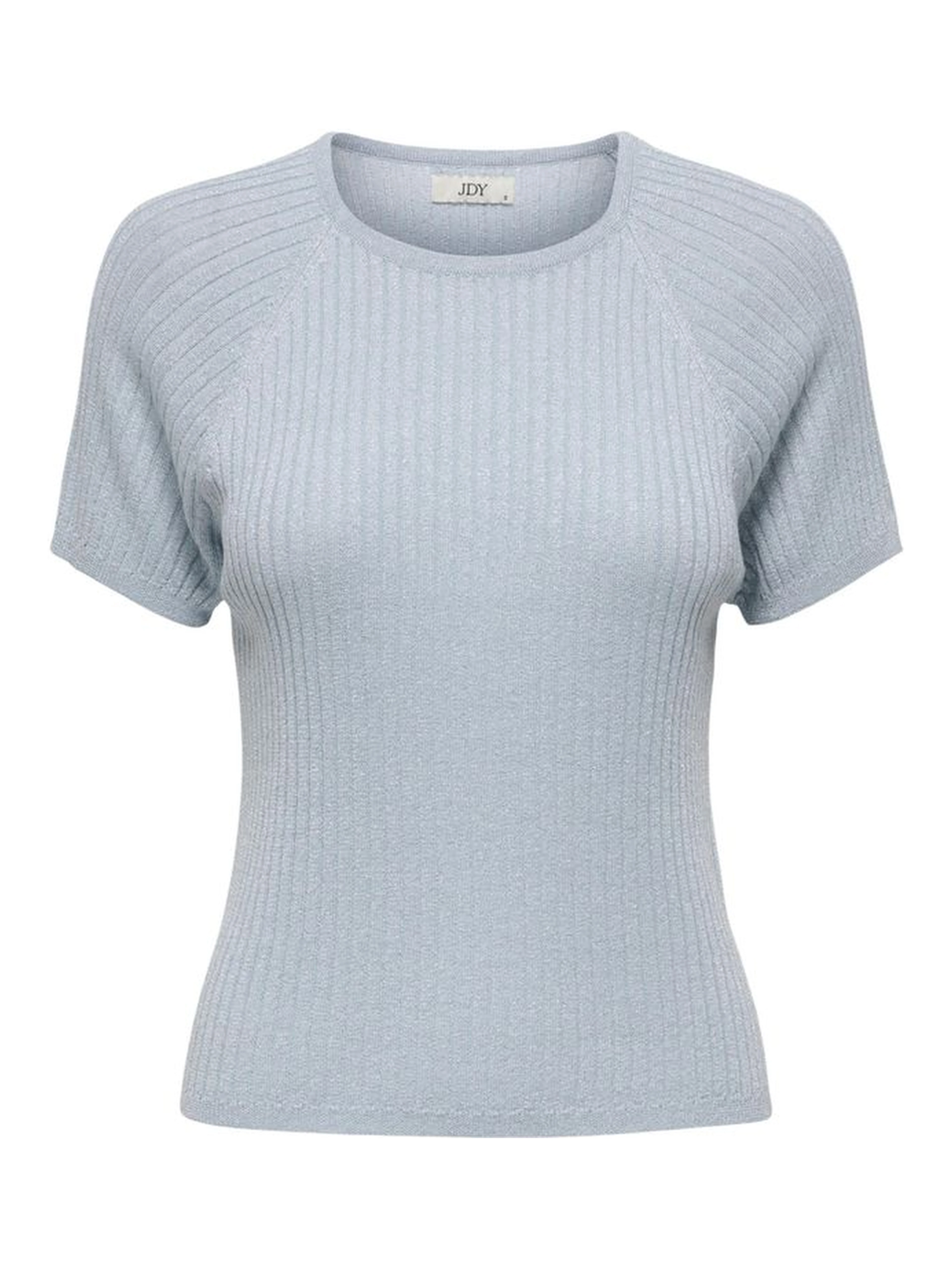 Blue Viscose T-Shirt