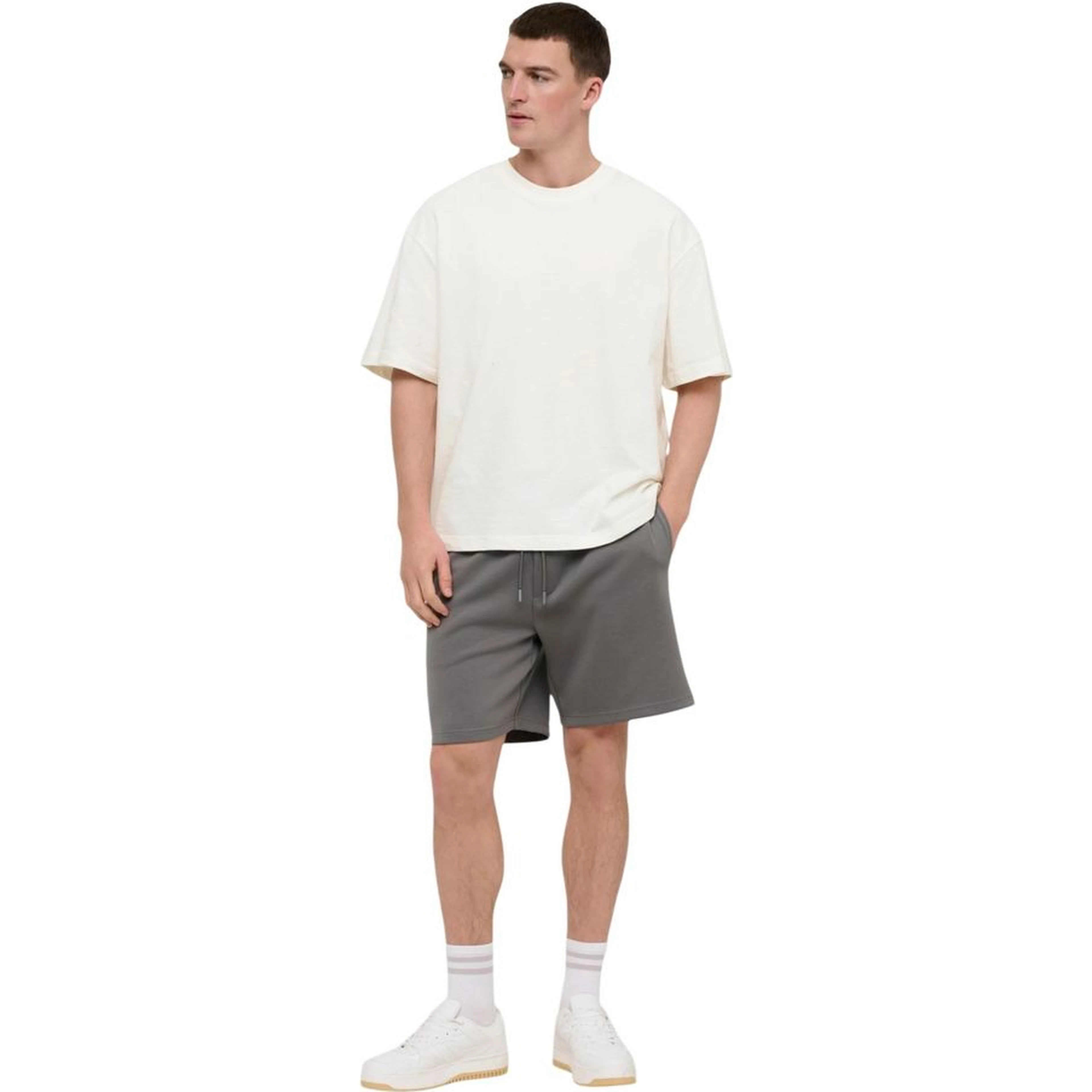 Cream Cotton T-Shirt