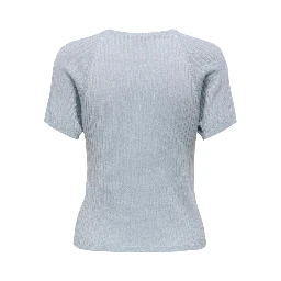 Blue Viscose T-Shirt