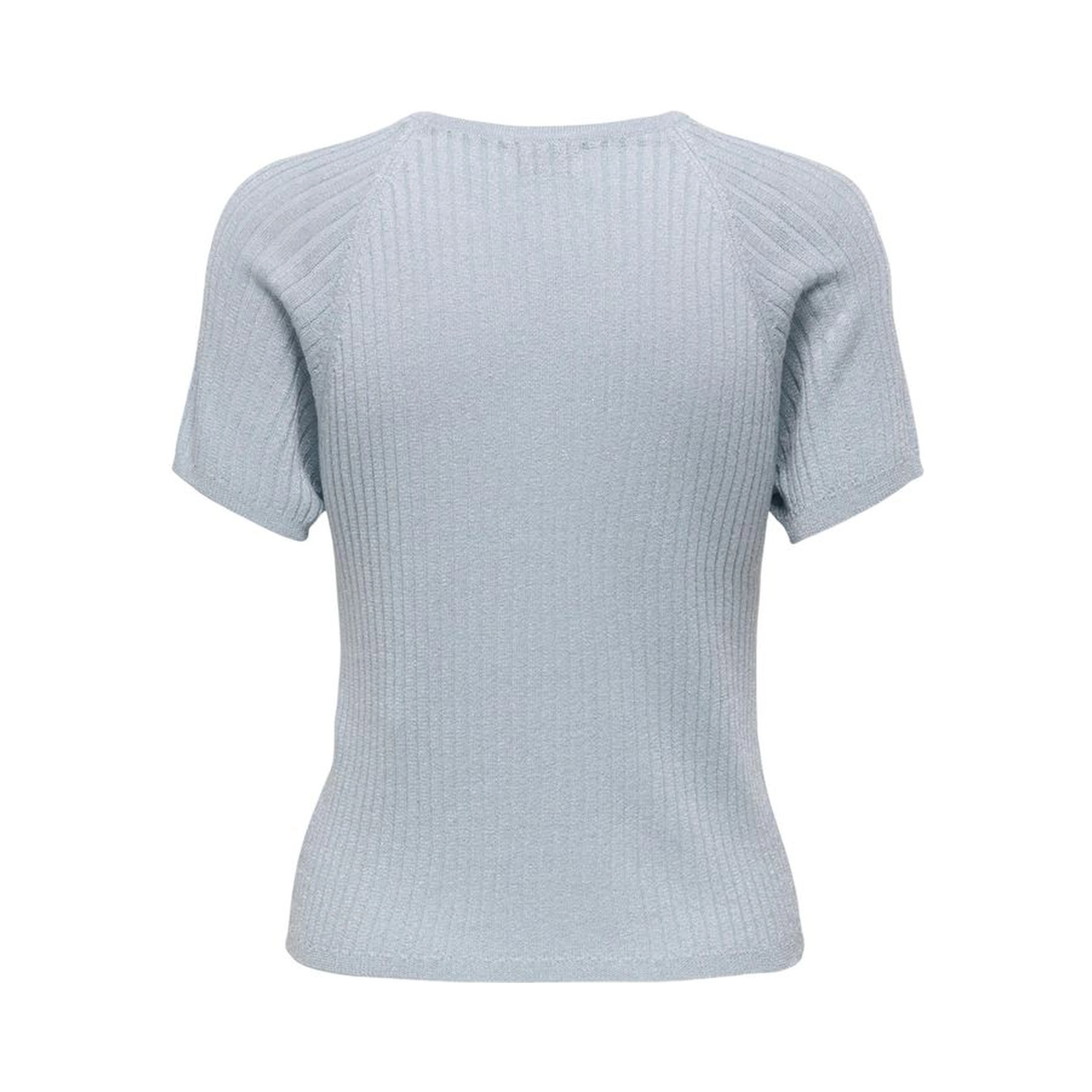Blue Viscose T-Shirt