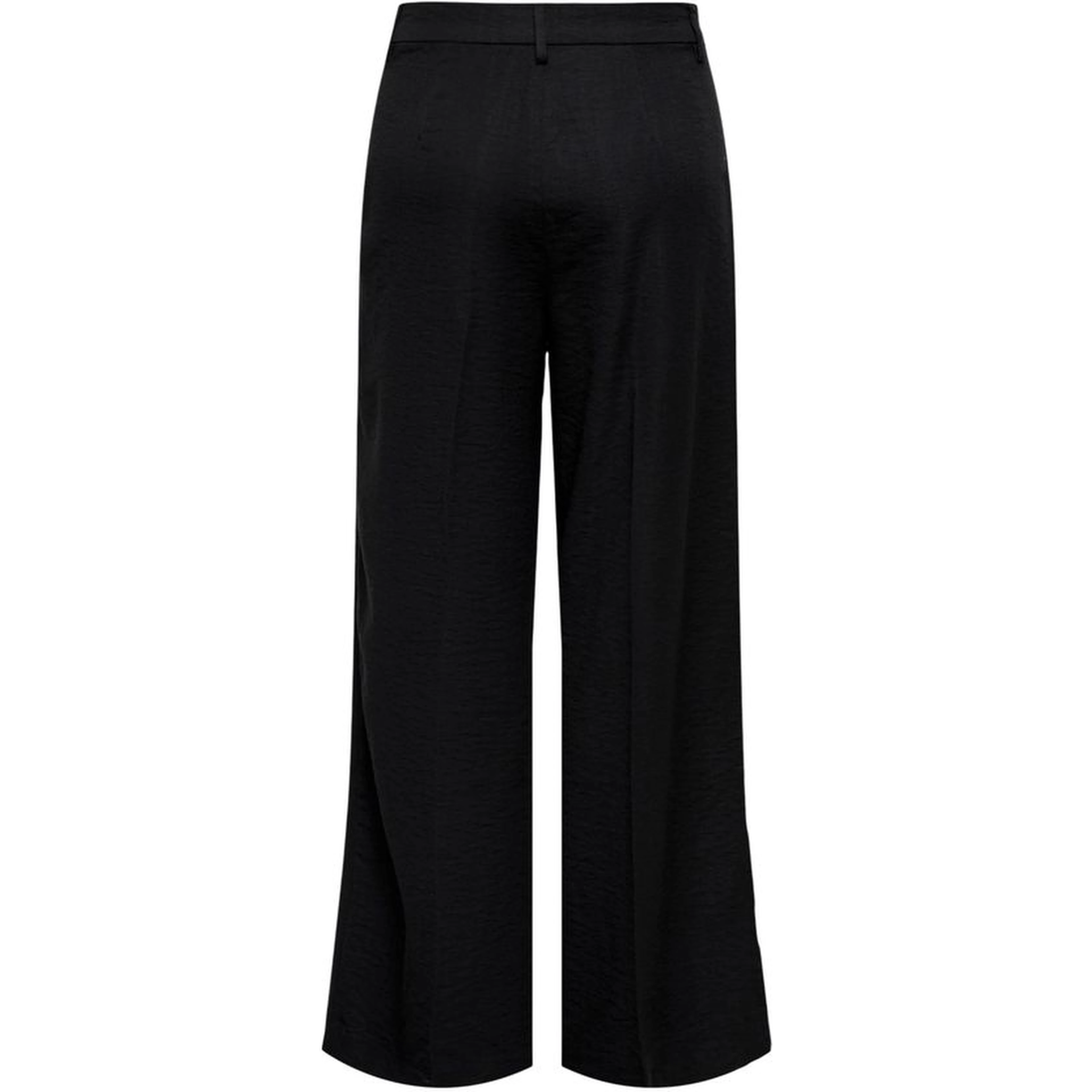 Black Viscose Casual Pants
