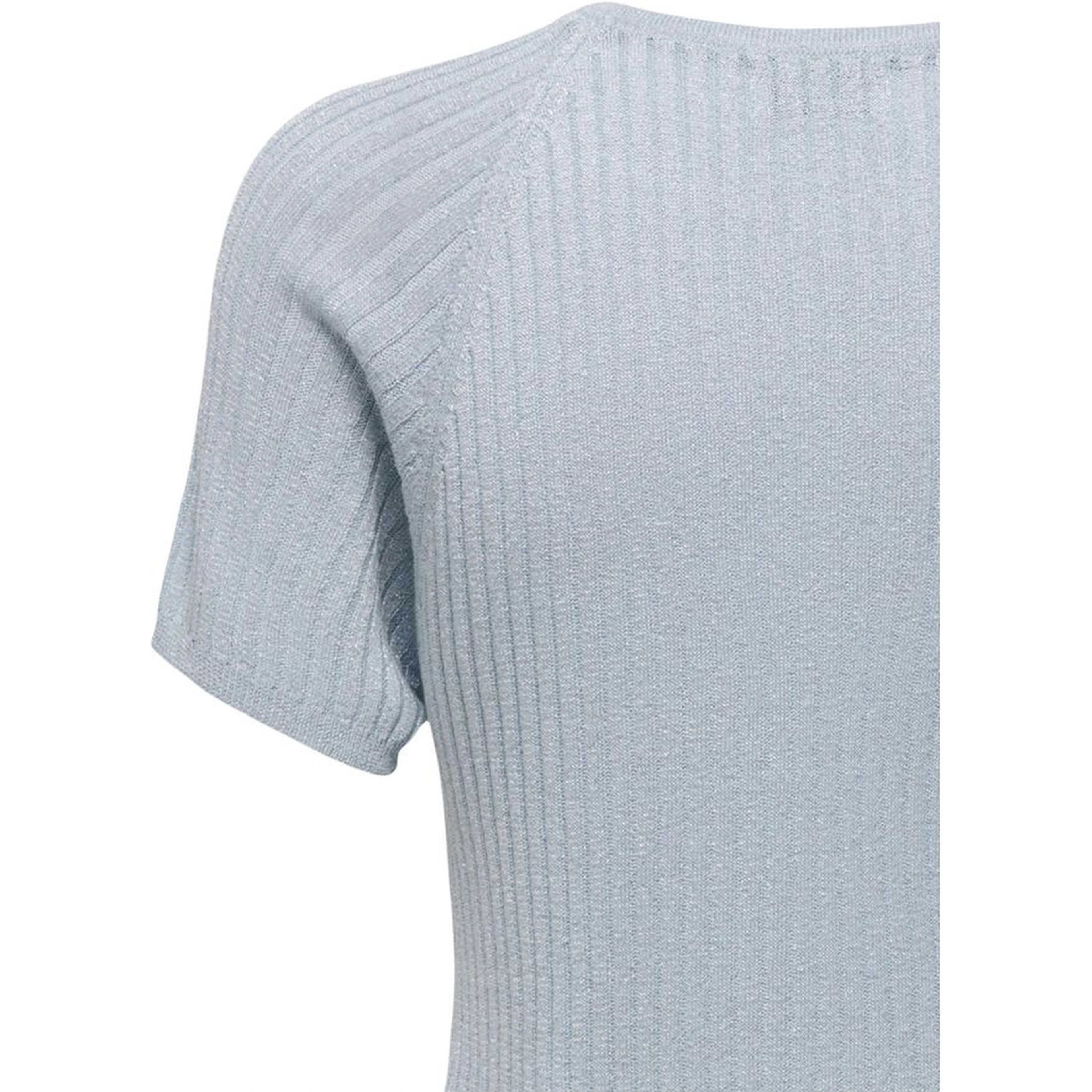 Blue Viscose T-Shirt
