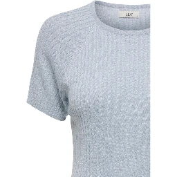 Blue Viscose T-Shirt