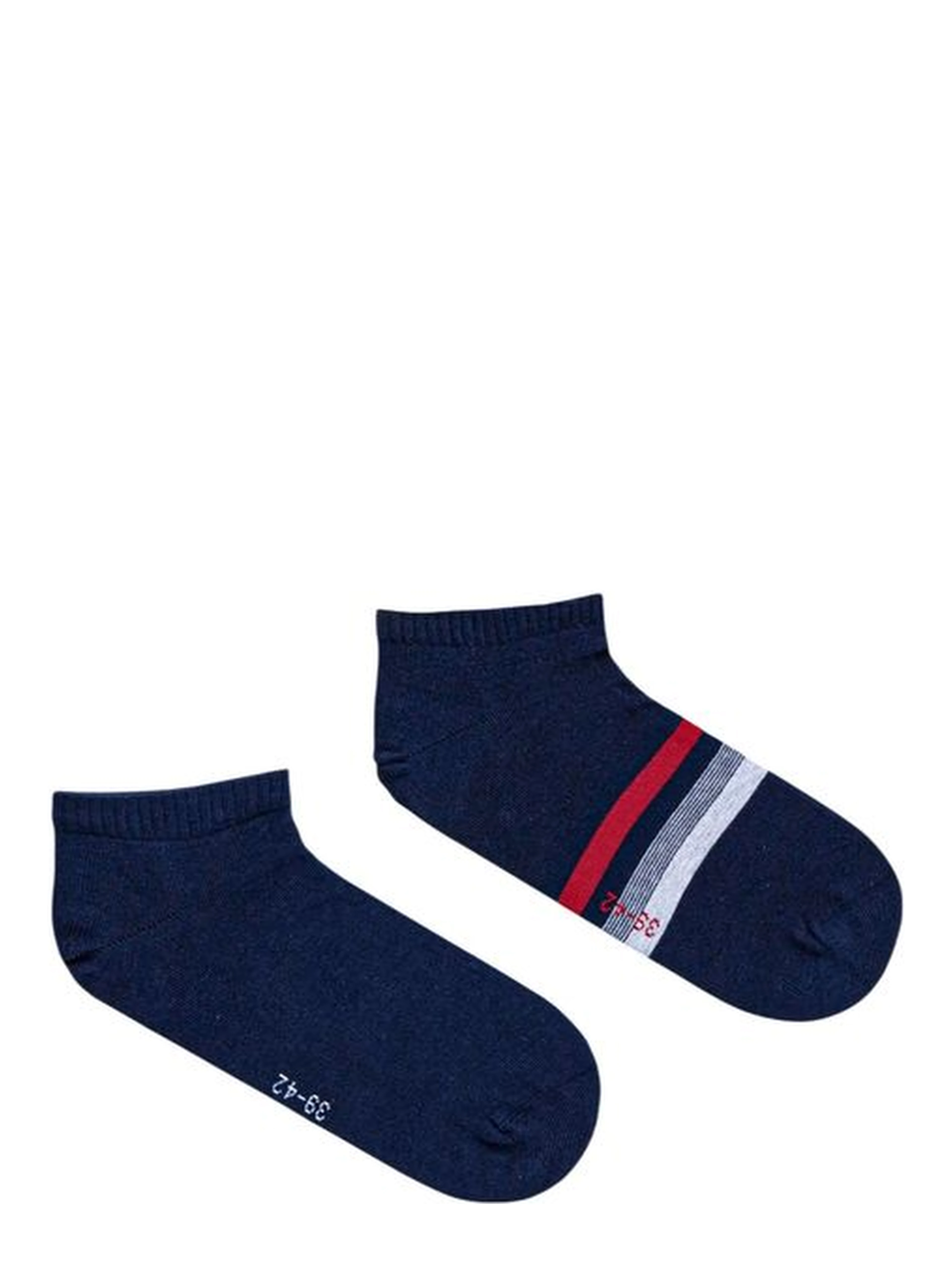Blue Cotton Socks