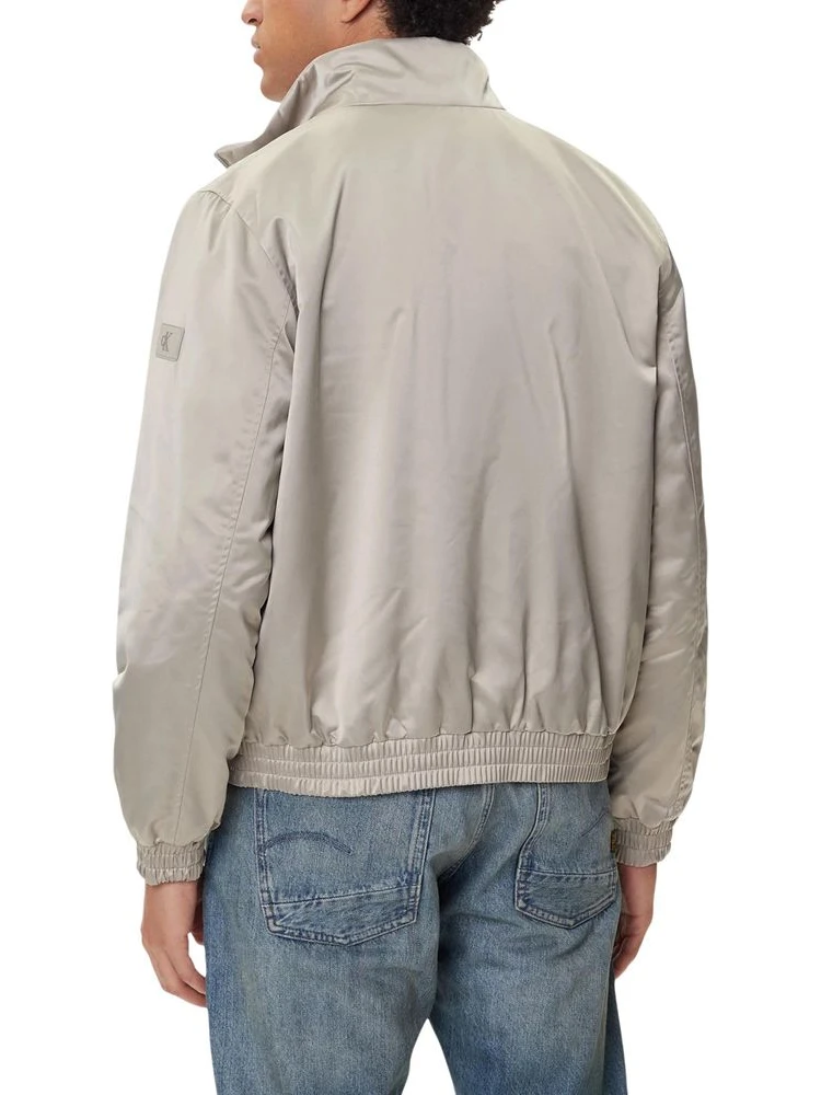 Beige Recycled Polyester Bomber alternative