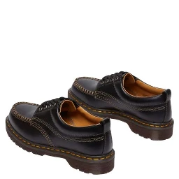 Black Leather Oxfords And Derbies