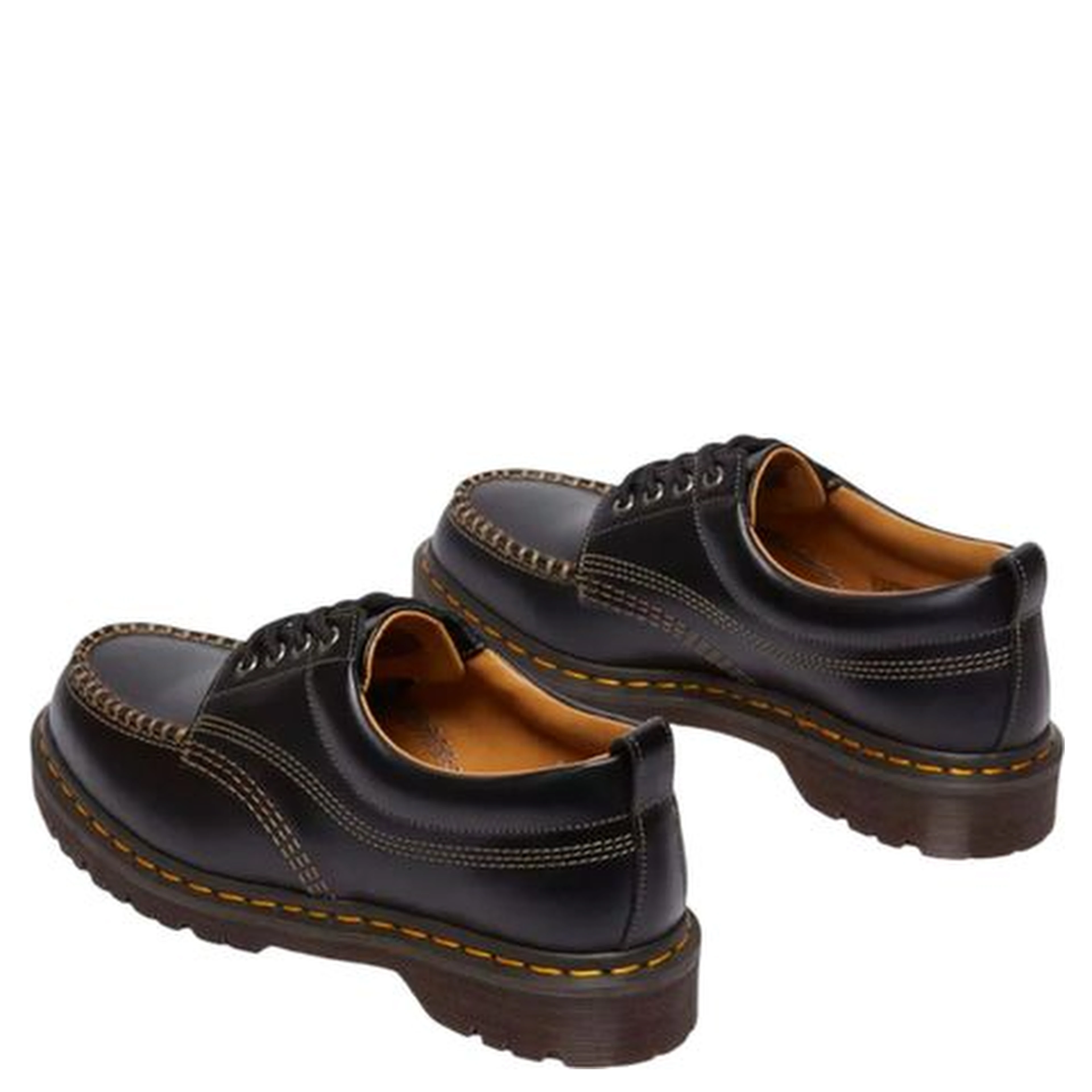 Black Leather Oxfords And Derbies