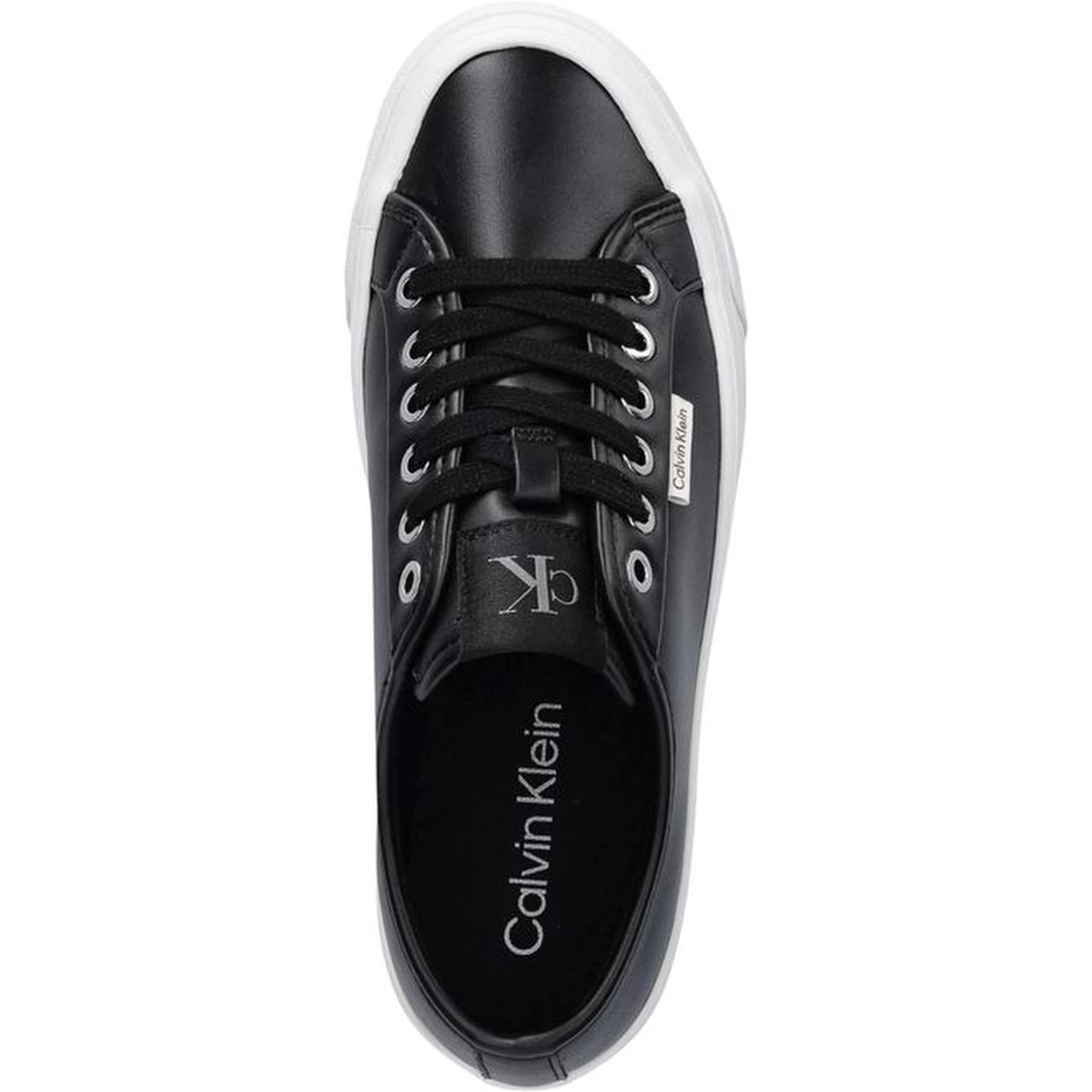 Black Leather Low Top Sneakers