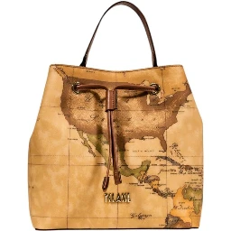 Beige Leather Handbag