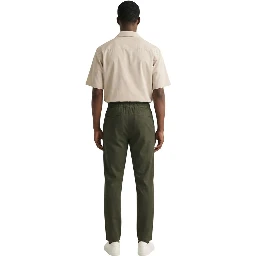 Beige Cotton Shortsleeve Shirt