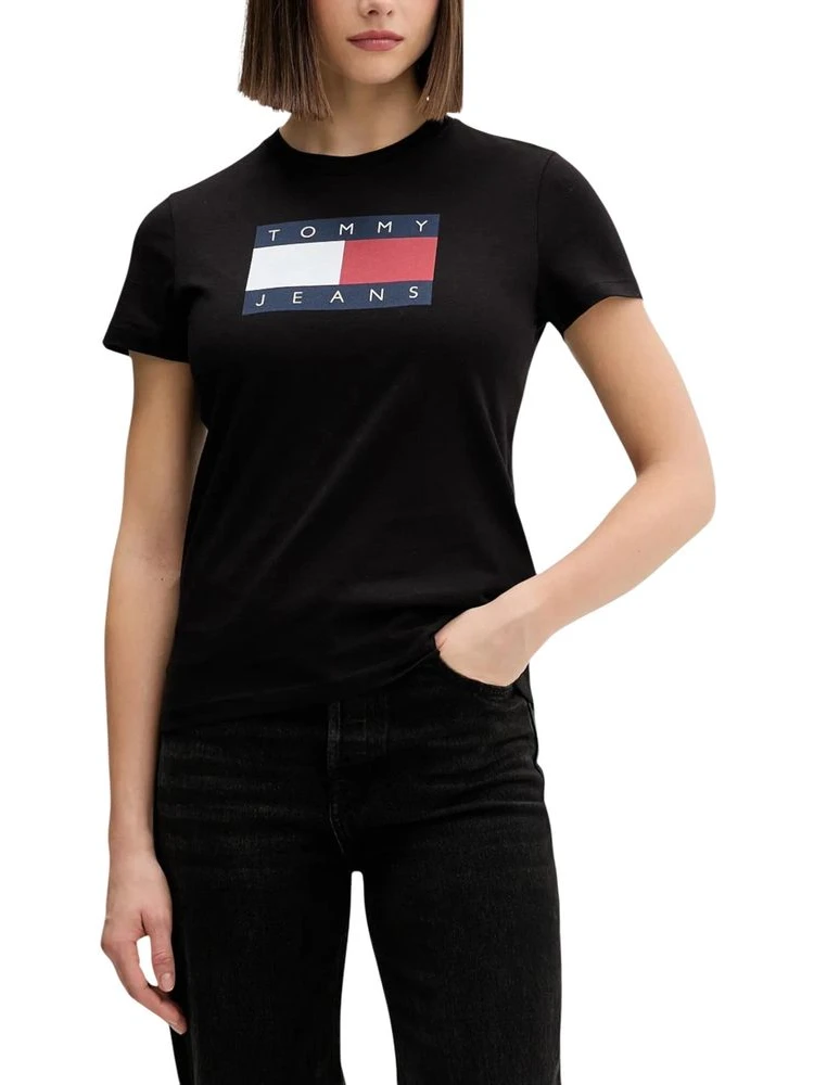 Black Recycled Cotton T-Shirt