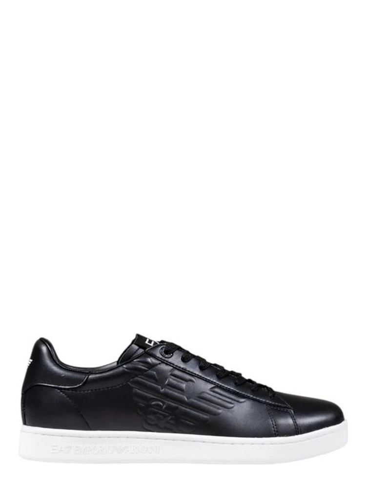 Black Leather Sneakers