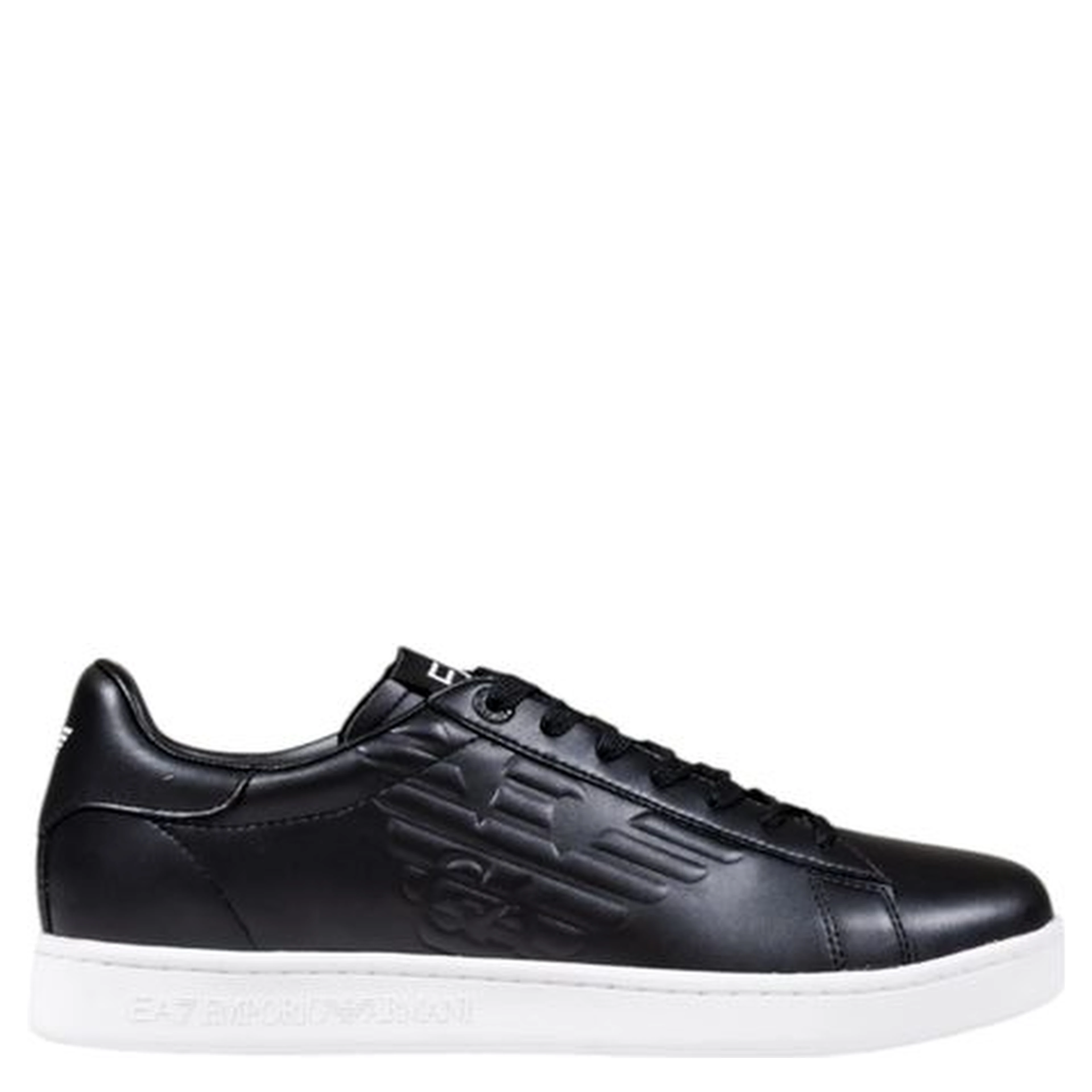 Black Leather Sneakers