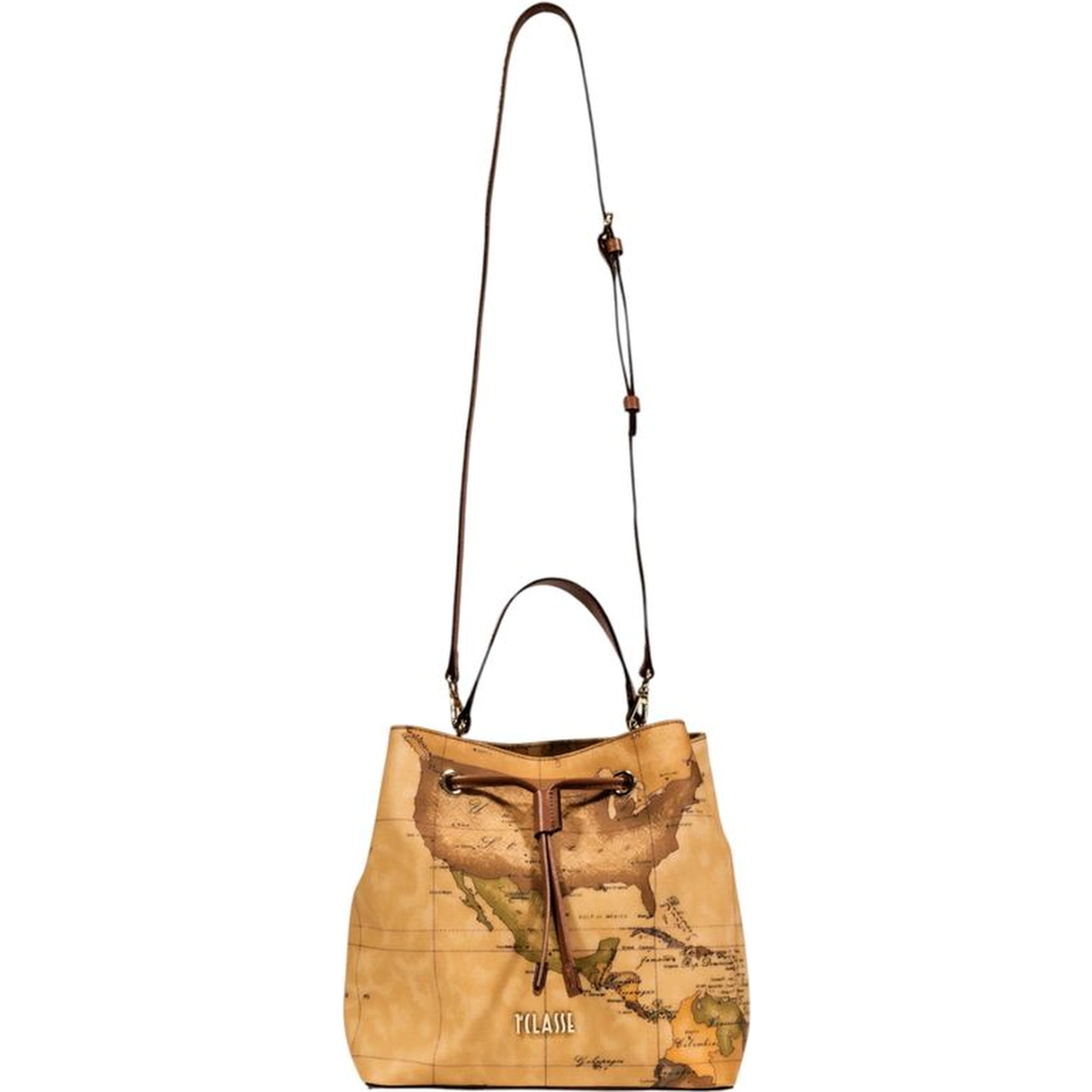 Beige Leather Handbag