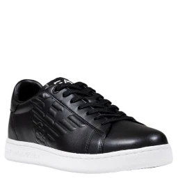 Black Leather Sneakers