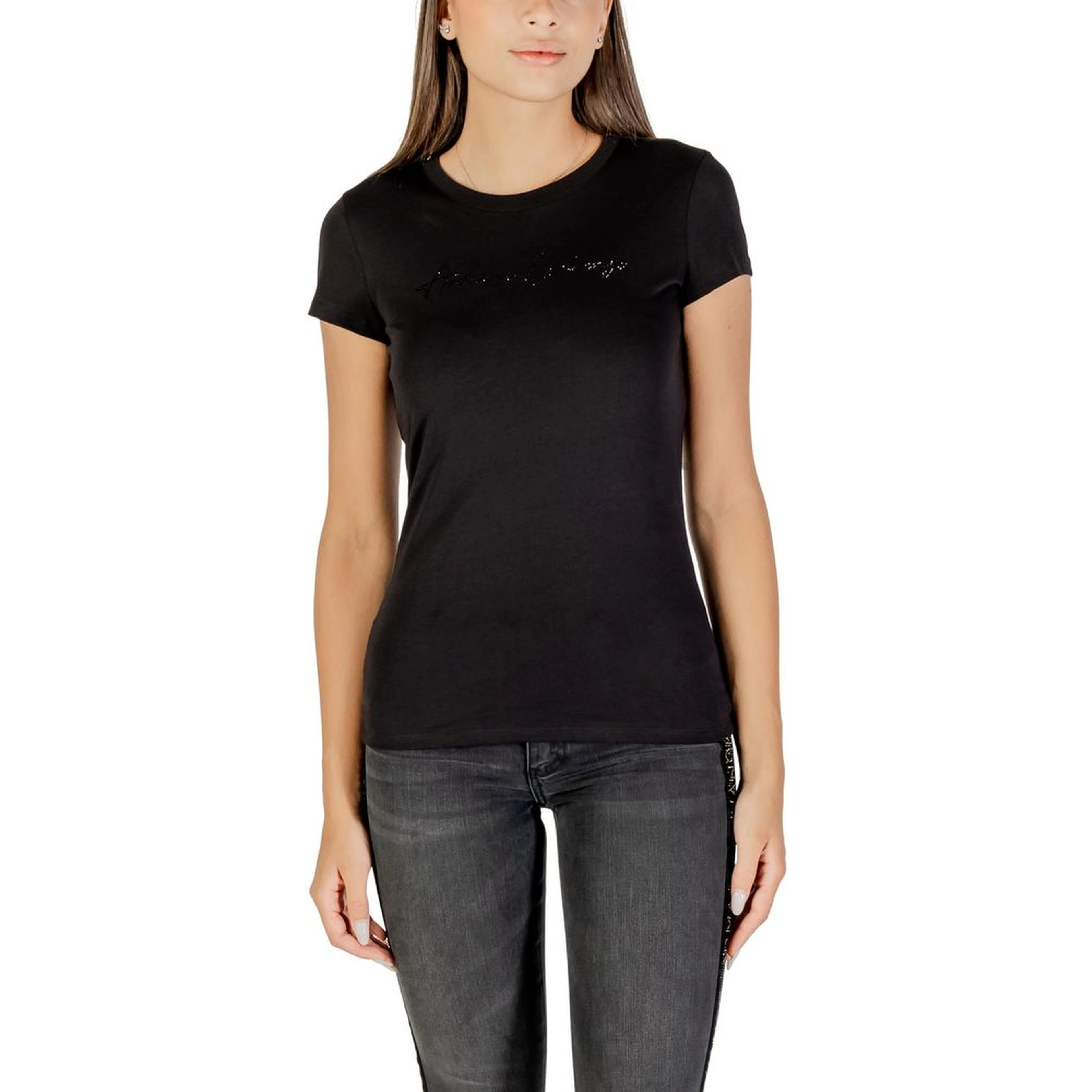 Black Cotton T-Shirt