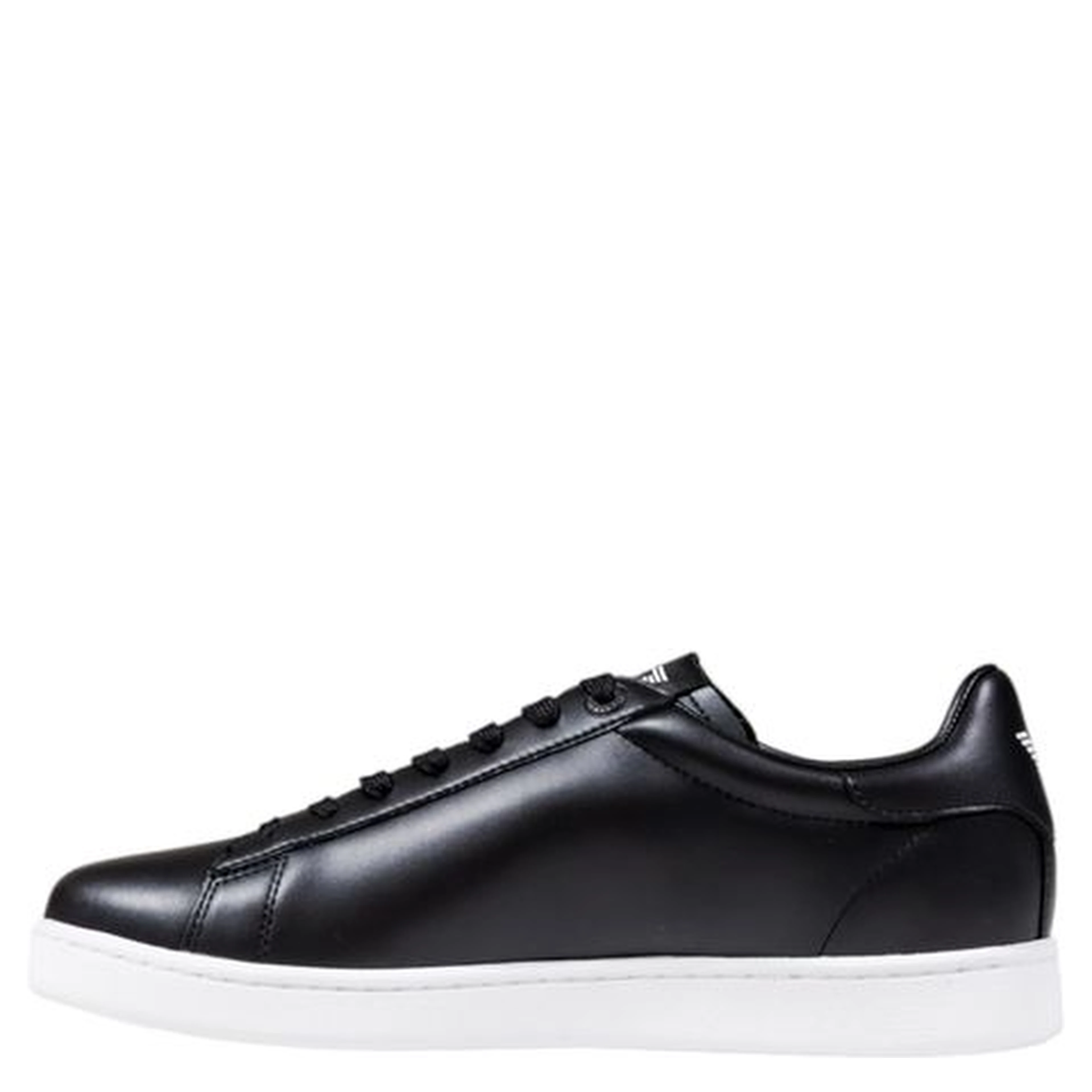 Black Leather Sneakers