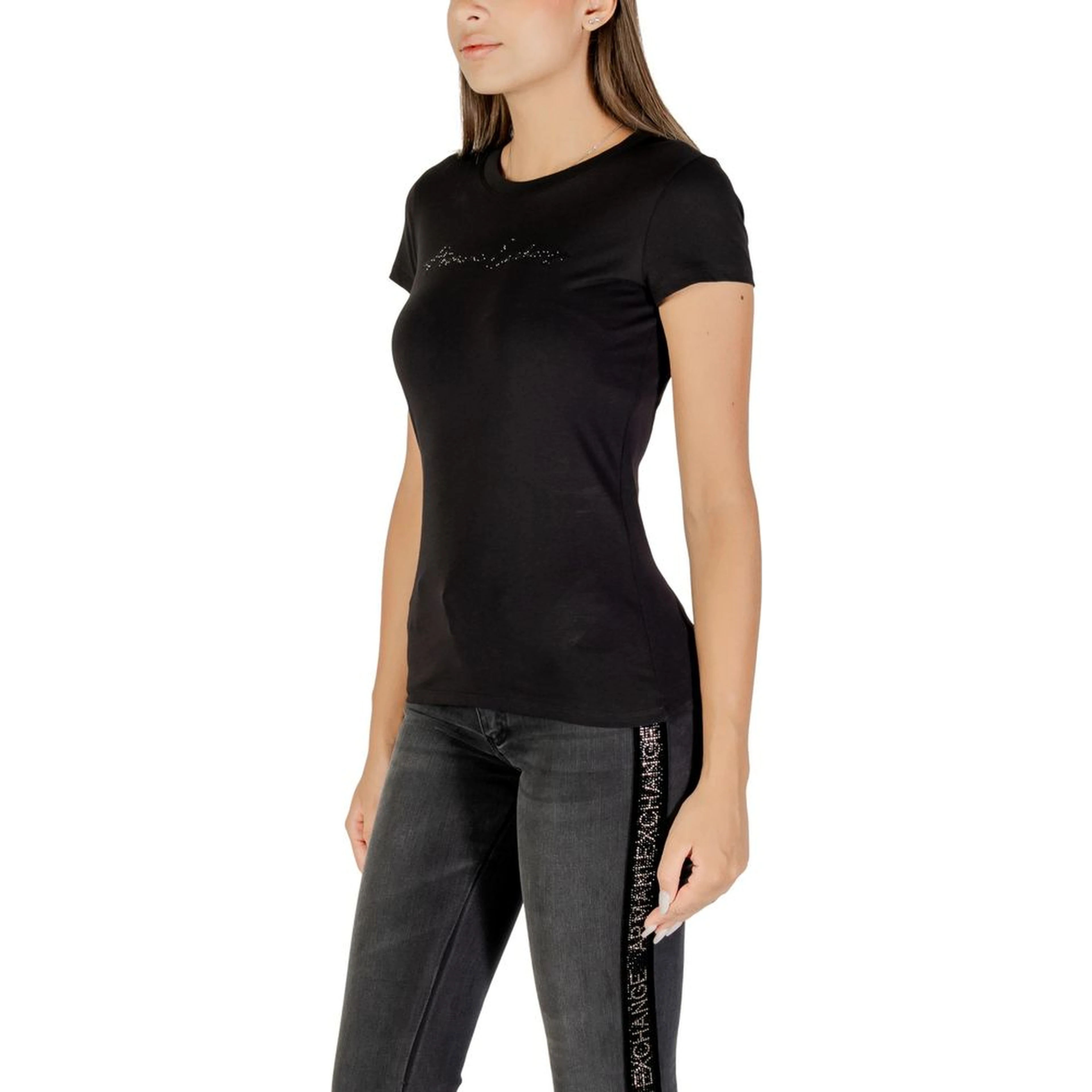 Black Cotton T-Shirt