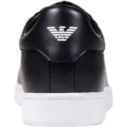 Black Leather Sneakers