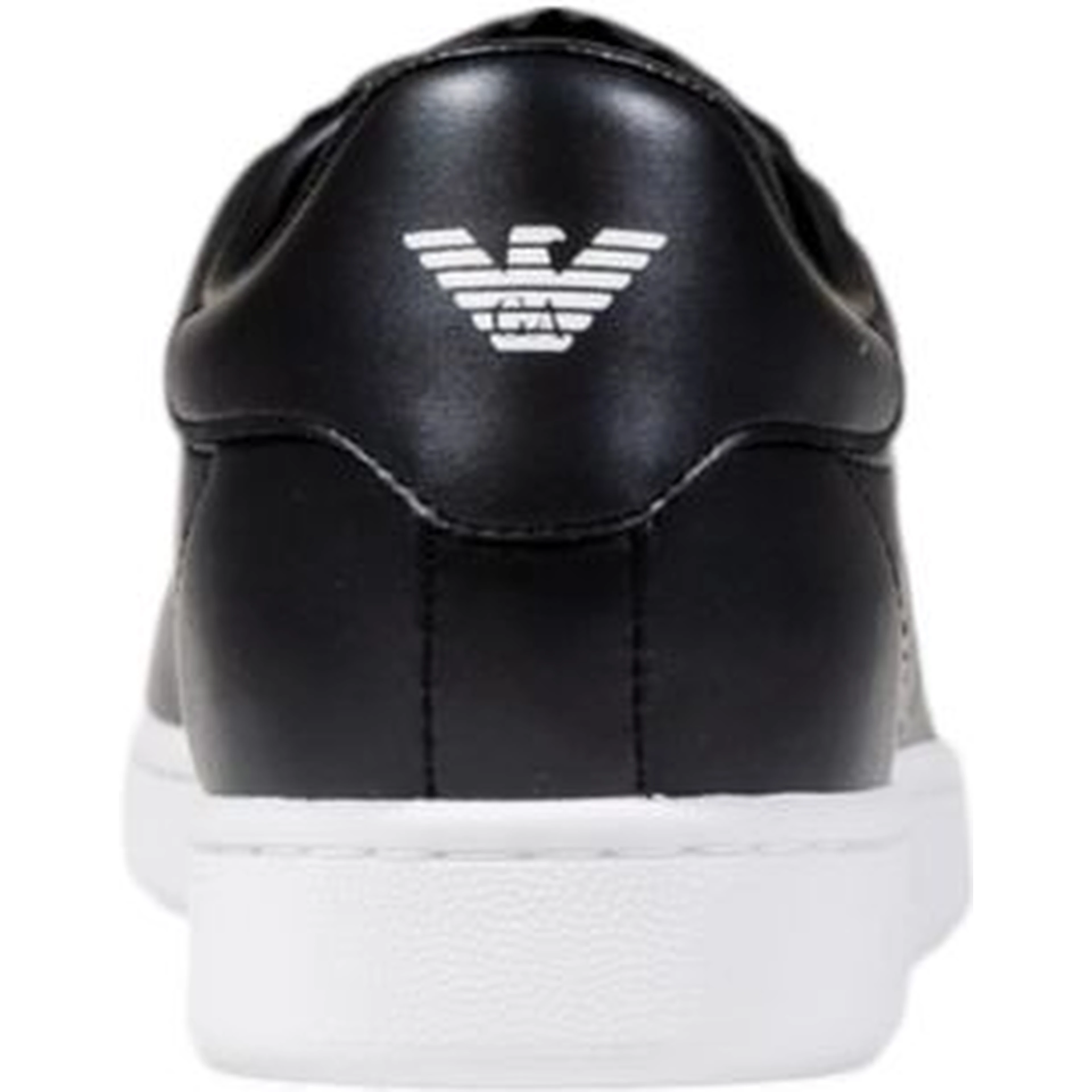 Black Leather Sneakers