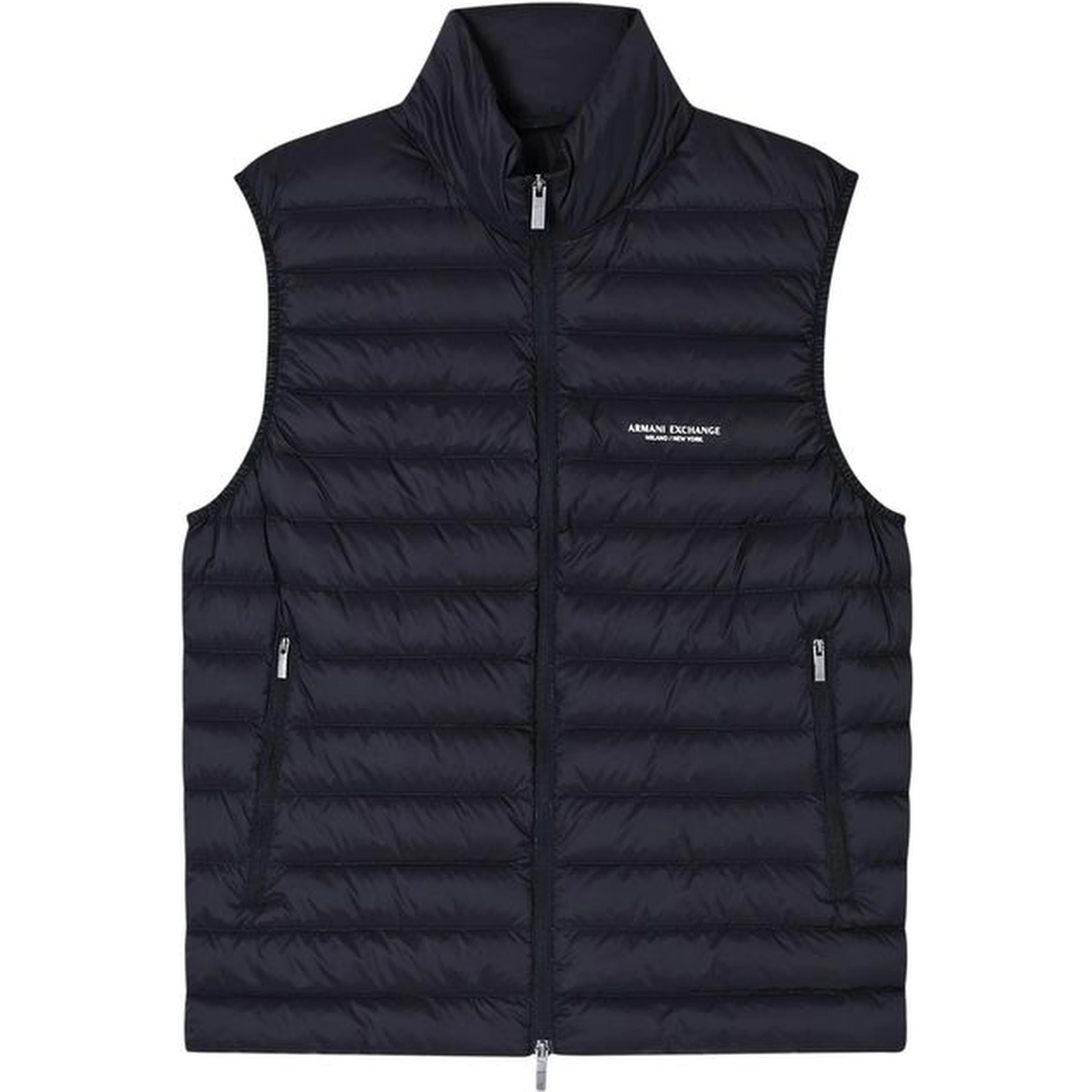 Black Polyamide Sleeveless Jacket