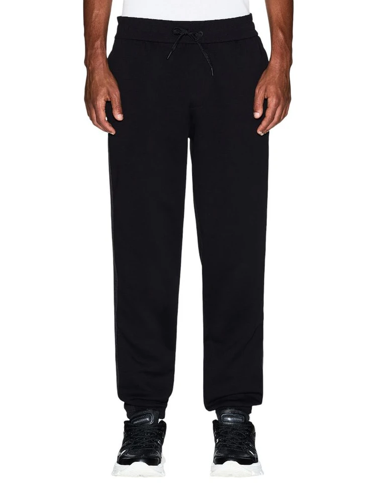 Black Cotton Joggers (Workout Pants)
