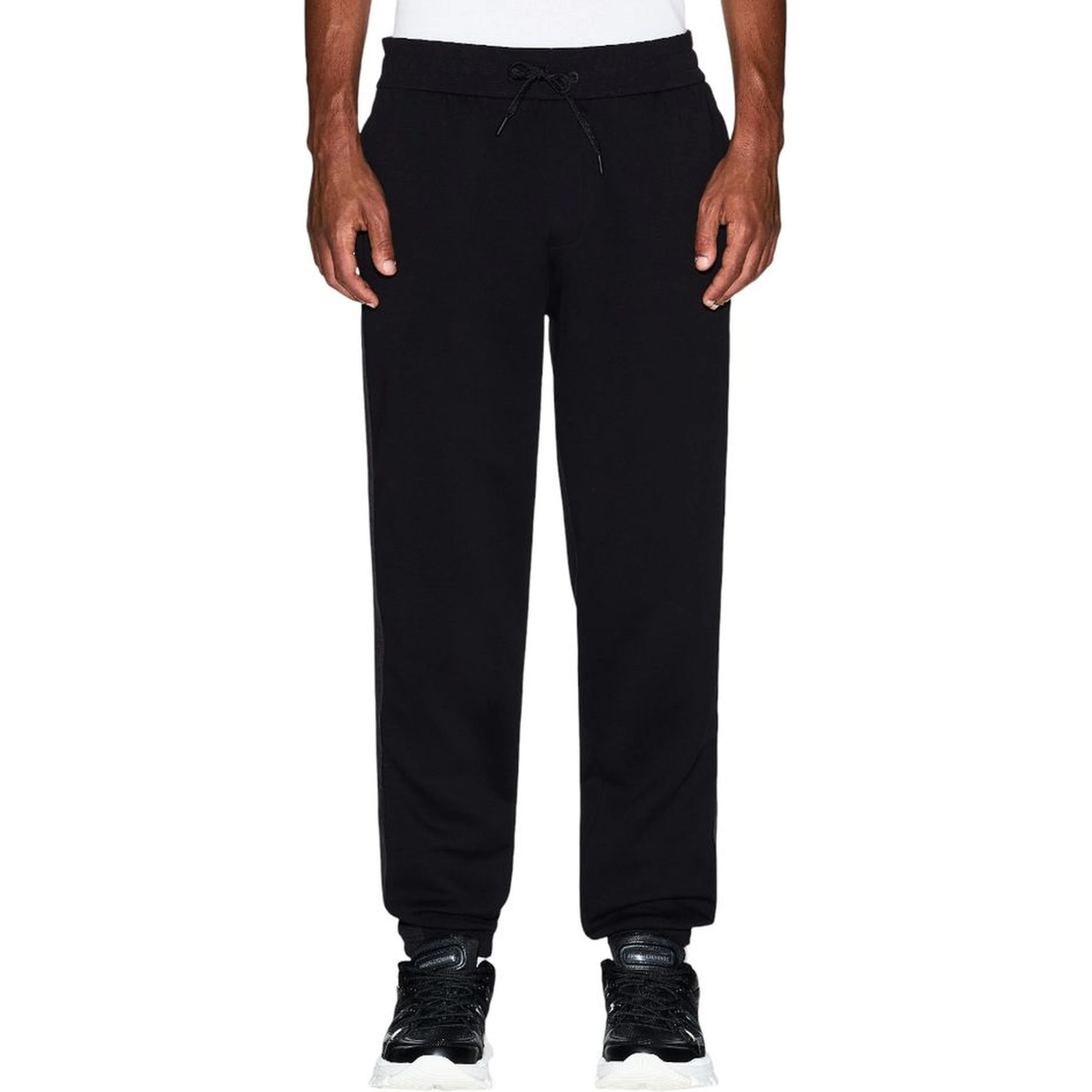 Black Cotton Joggers (Workout Pants)
