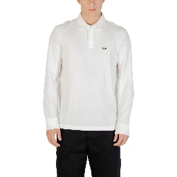 Cream Cotton Long Sleeve T-Shirt