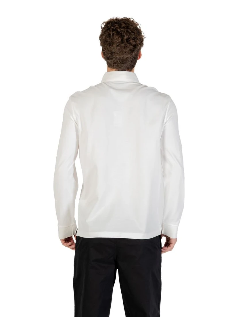Cream Cotton Long Sleeve T-Shirt