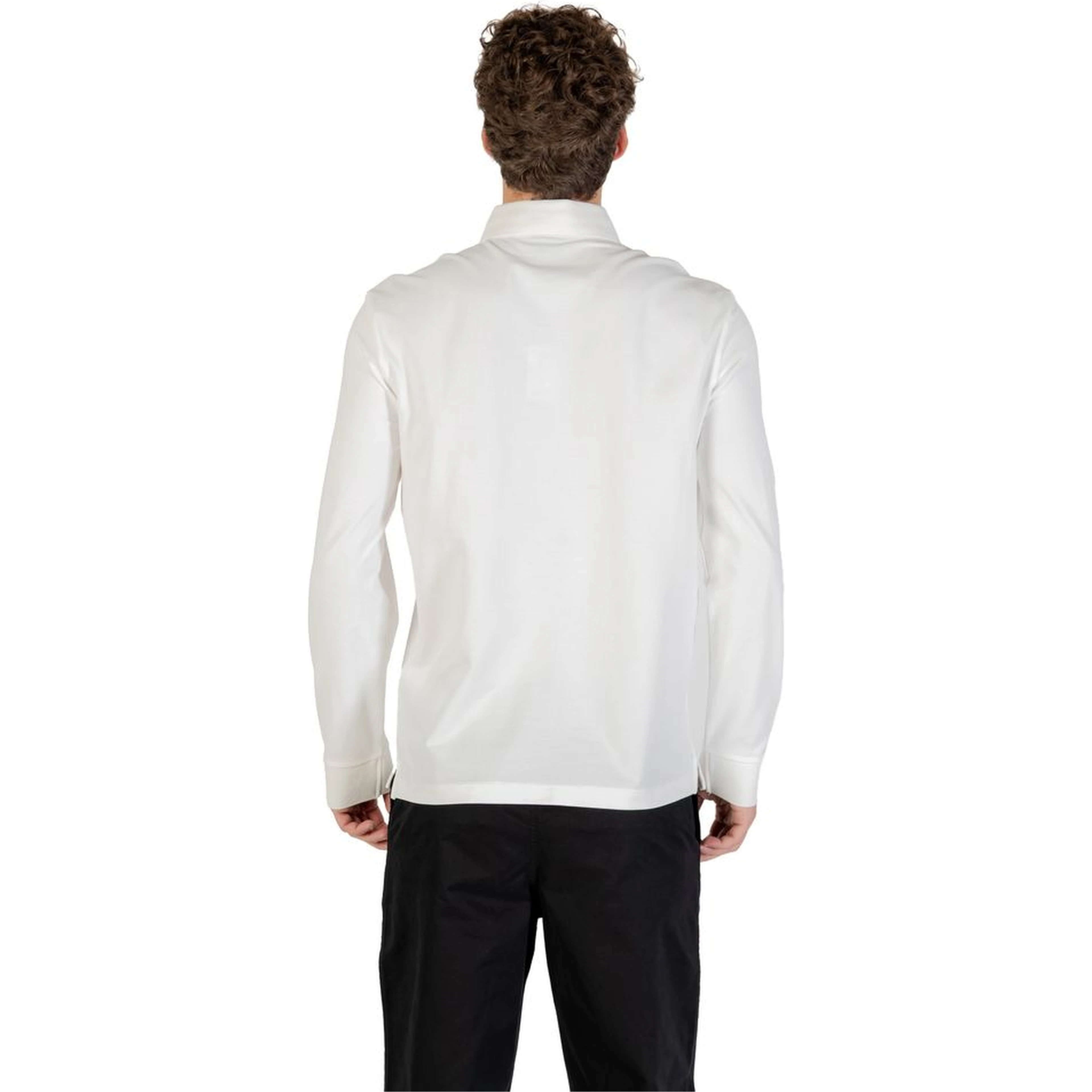 Cream Cotton Long Sleeve T-Shirt