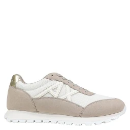 Beige Polyester Athletic Sneakers