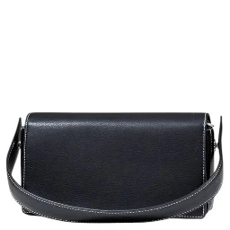 Black Artificial Leather Handbag