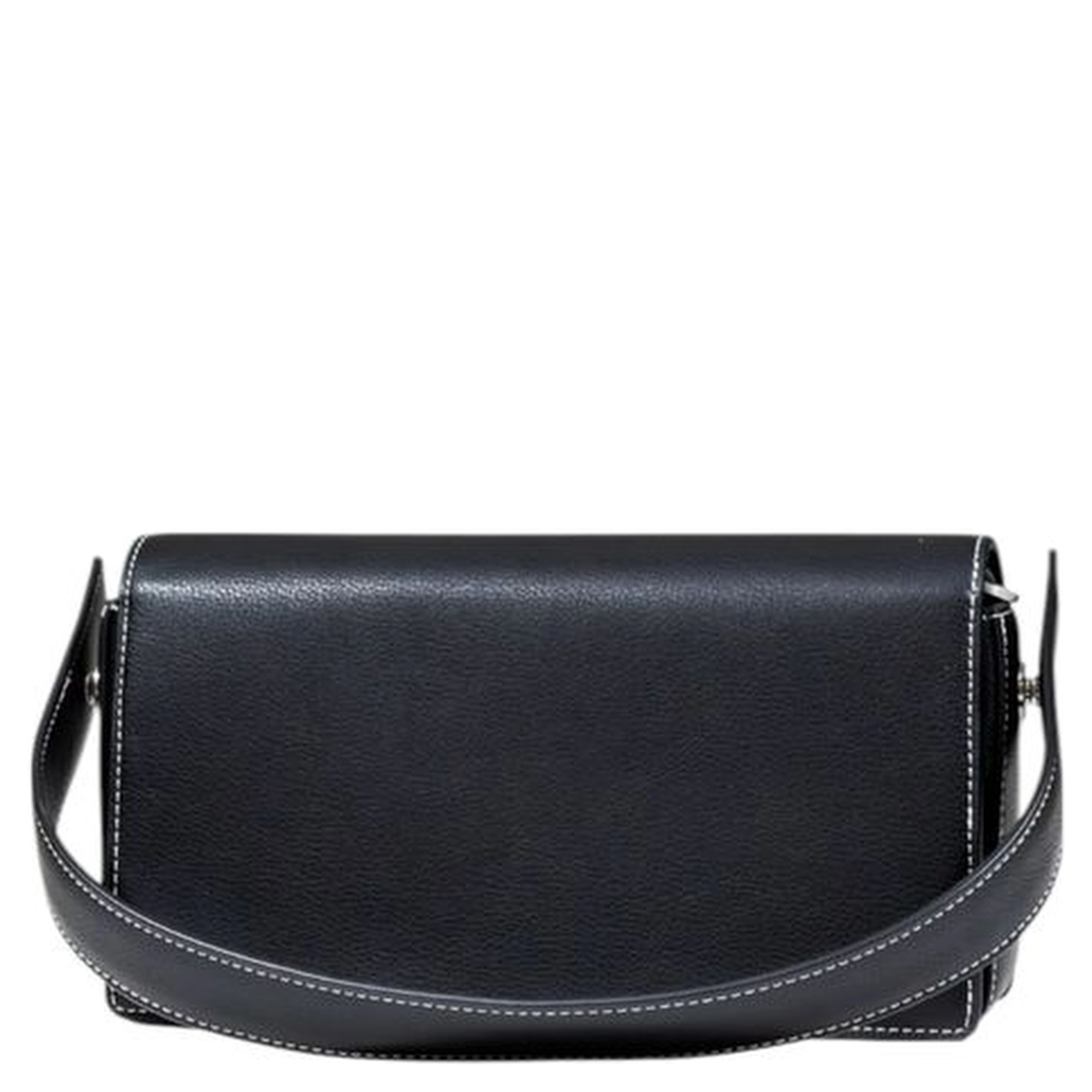 Black Artificial Leather Handbag