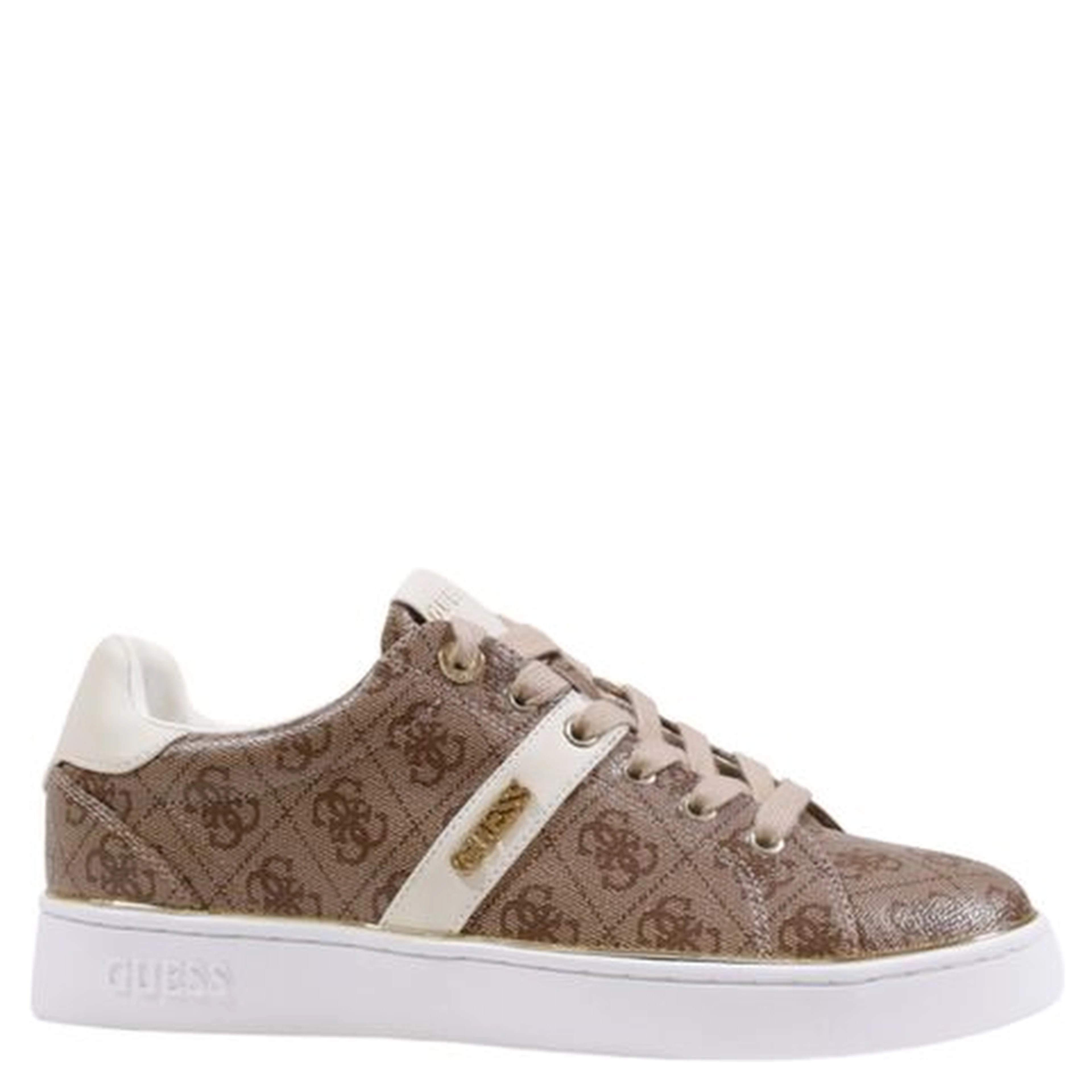 Beige Polyethylene Low Top Sneakers