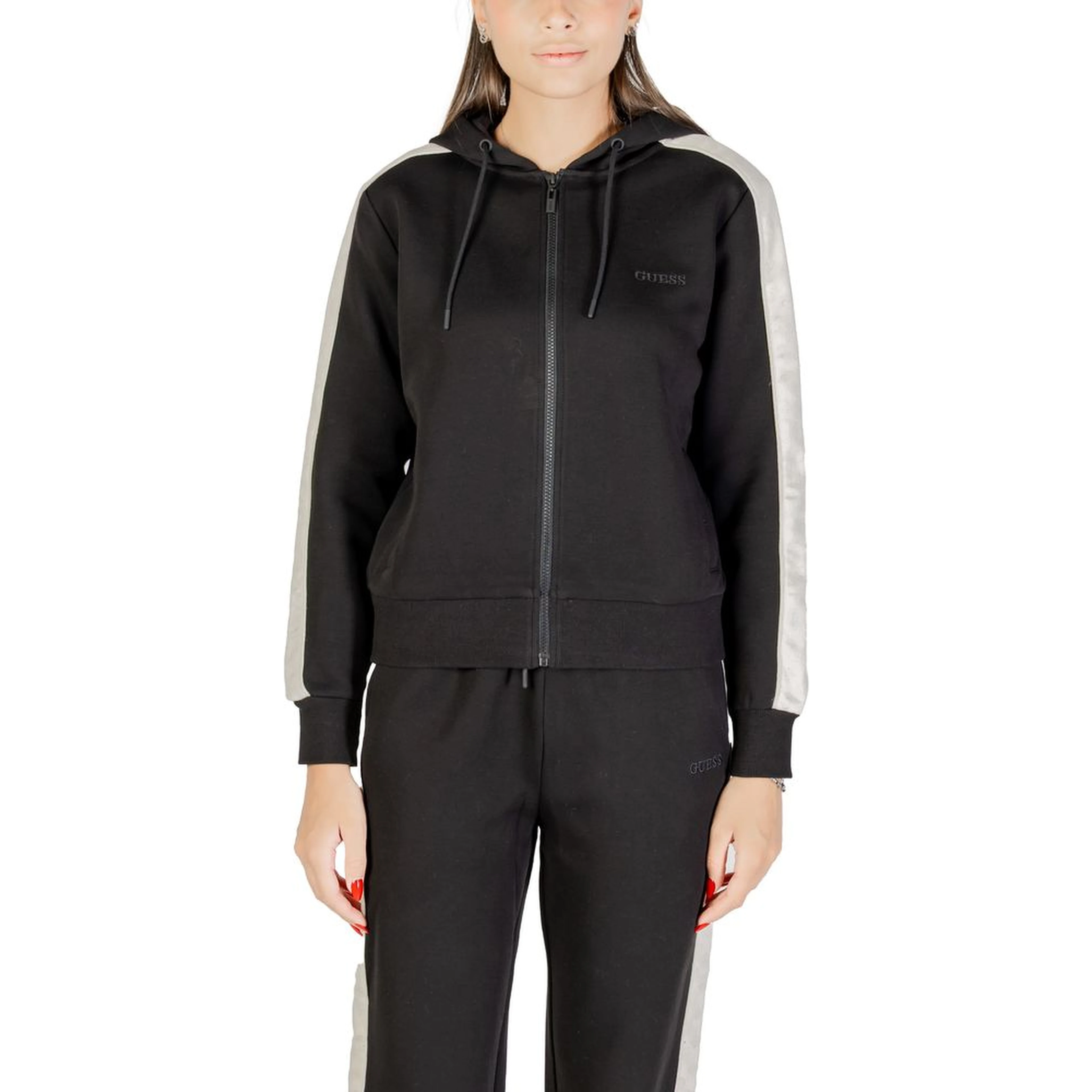 Black Cotton Hoodie