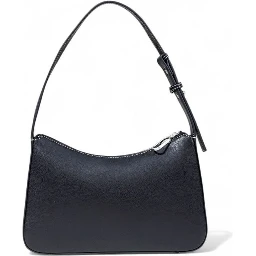 Black Artificial Leather Handbag