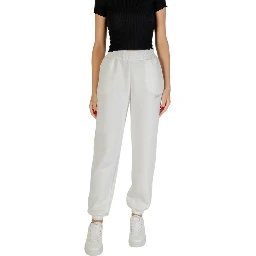 White Viscose Joggers (Workout Pants)