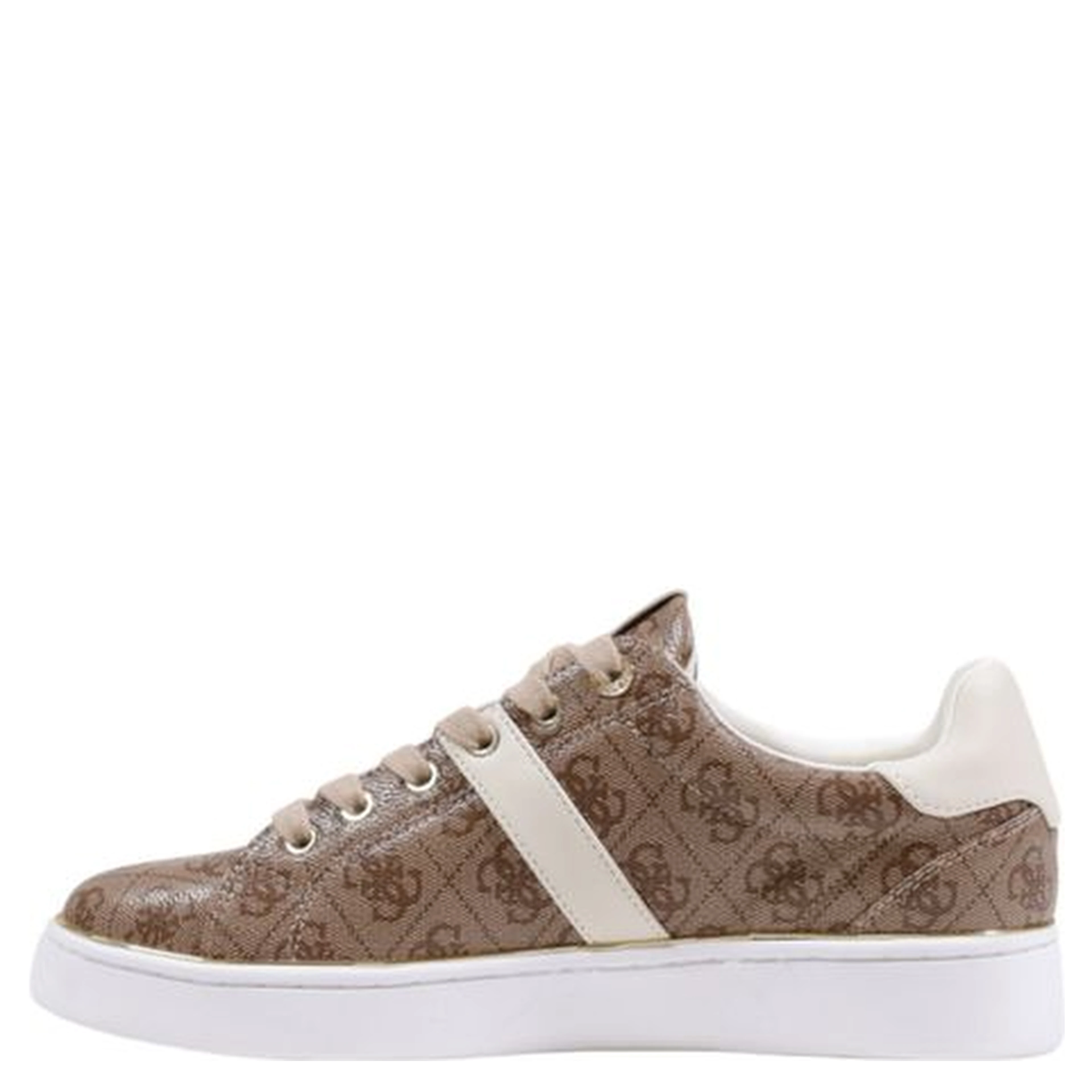 Beige Polyethylene Low Top Sneakers