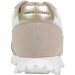 Beige Polyester Athletic Sneakers