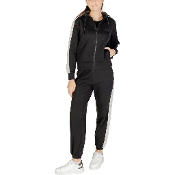 Black Cotton Hoodie